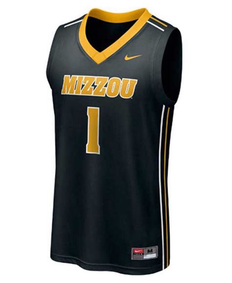 men's nike black missouri tigers replica basketball jersey|missouri tigers uniforms.